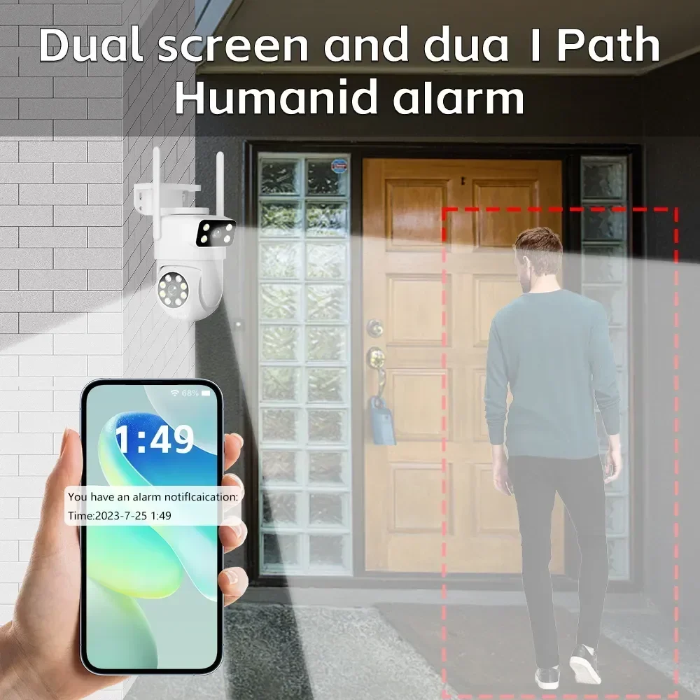 8MP Dual Lens WIFI Camera PTZ  - Tuya Smart 评论和价格