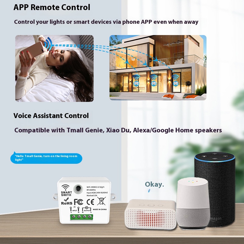 The Tuya Smart Switch-Off Devi - Smart Relay Tuya 评论和价格
