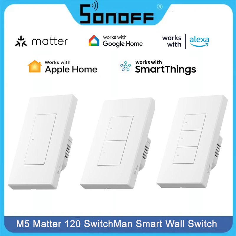 SONOFF M5 Matter Smart Wall Sw - Sonoff 评论和价格
