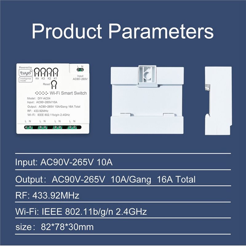 Tuya Wifi Switch Module With R - Tuya 4 Channel 评论和价格