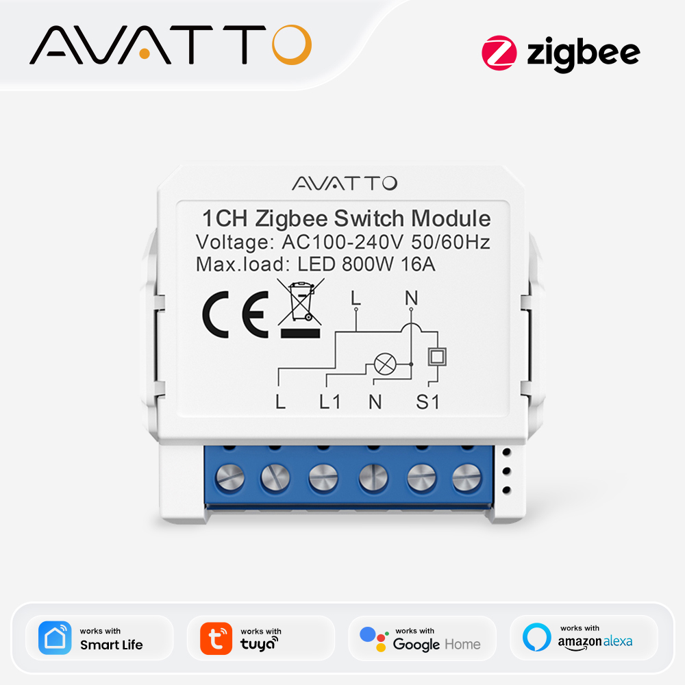 AVATTO ZigBee Tuya 1/2/3/4 Gan - Tuya 4 Channel 评论和价格