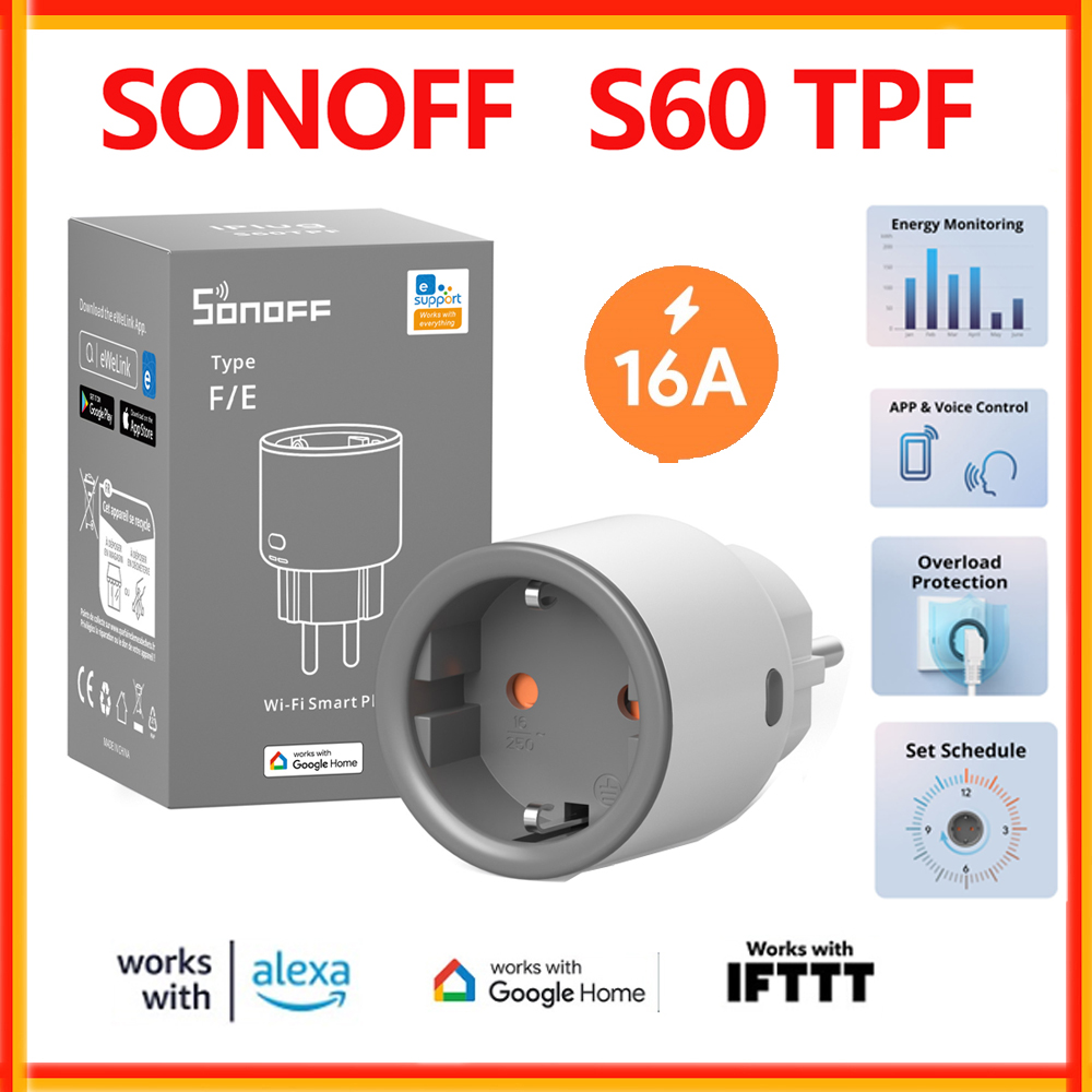 SONOFF S60 TPF EU Wifi Smart P - Sonoff Mini R4 评论和价格