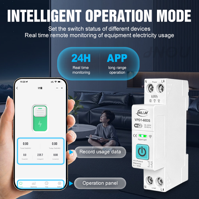 Smart WiFi DIN Rail Switch 1P  - Smart Relay Tuya 评论和价格