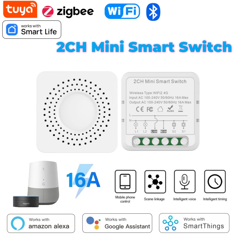 Tuya Mini Smart Switch WiFi 1- - Home Assistant Tuya 评论和价格