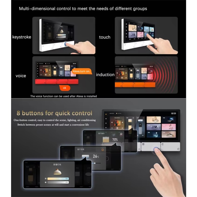 New F5 6 Inch WiFi Tuya Multi- - Tuya Smart 评论和价格