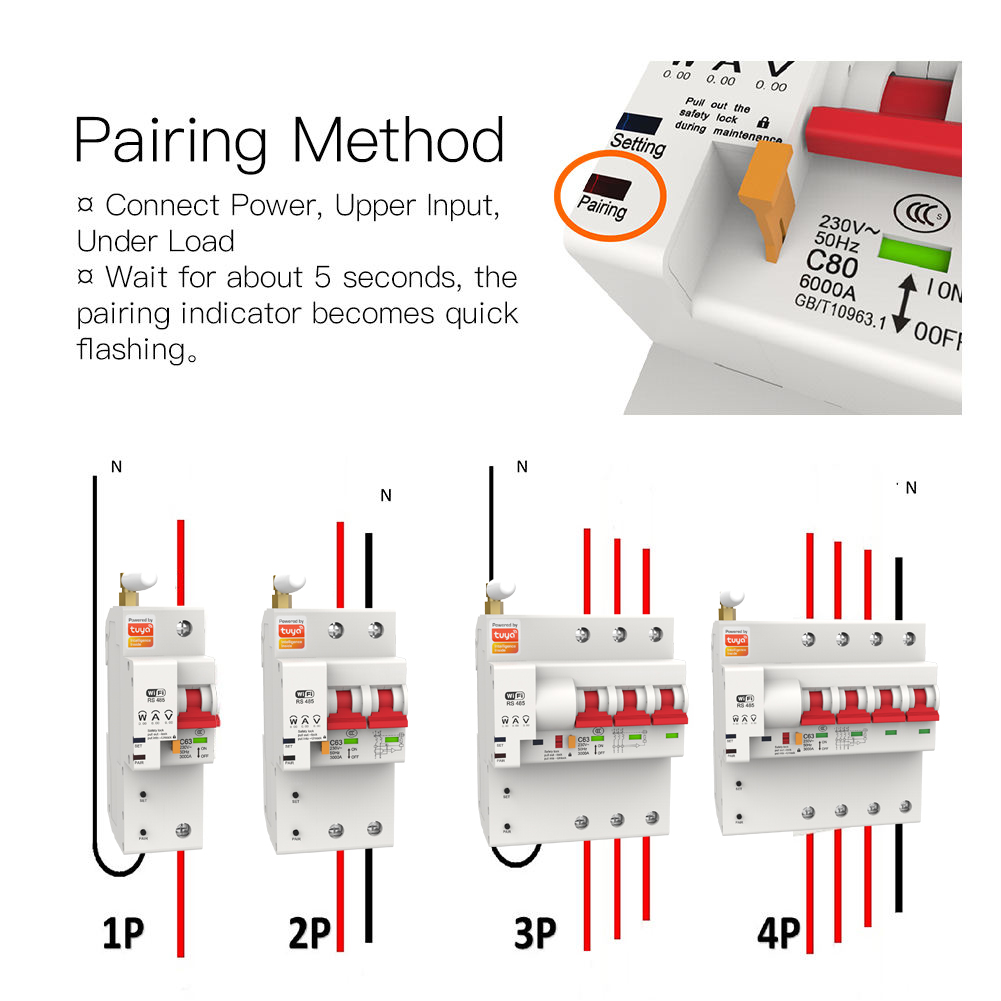 Smart Wifi Circuit Breaker 2P  - Tuya Smart 评论和价格