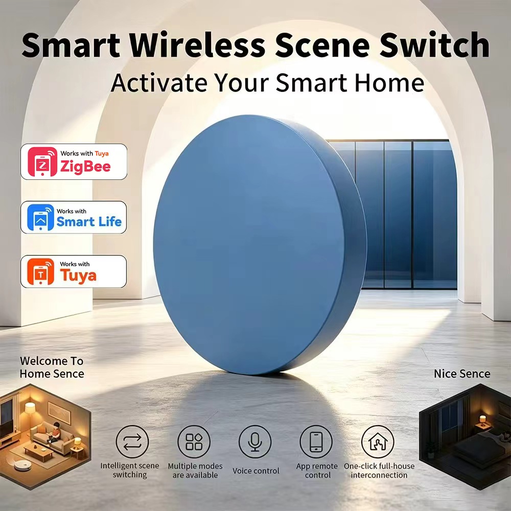 Zigbee Smart Scene Push Button - Home Assistant Tuya 评论和价格