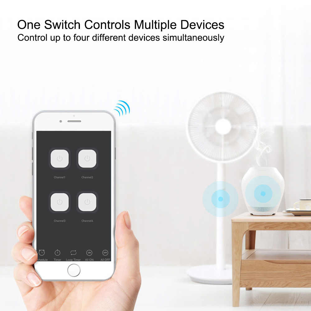 Smart Switch 4CH Relay Module  - Tuya 4 Channel 评论和价格