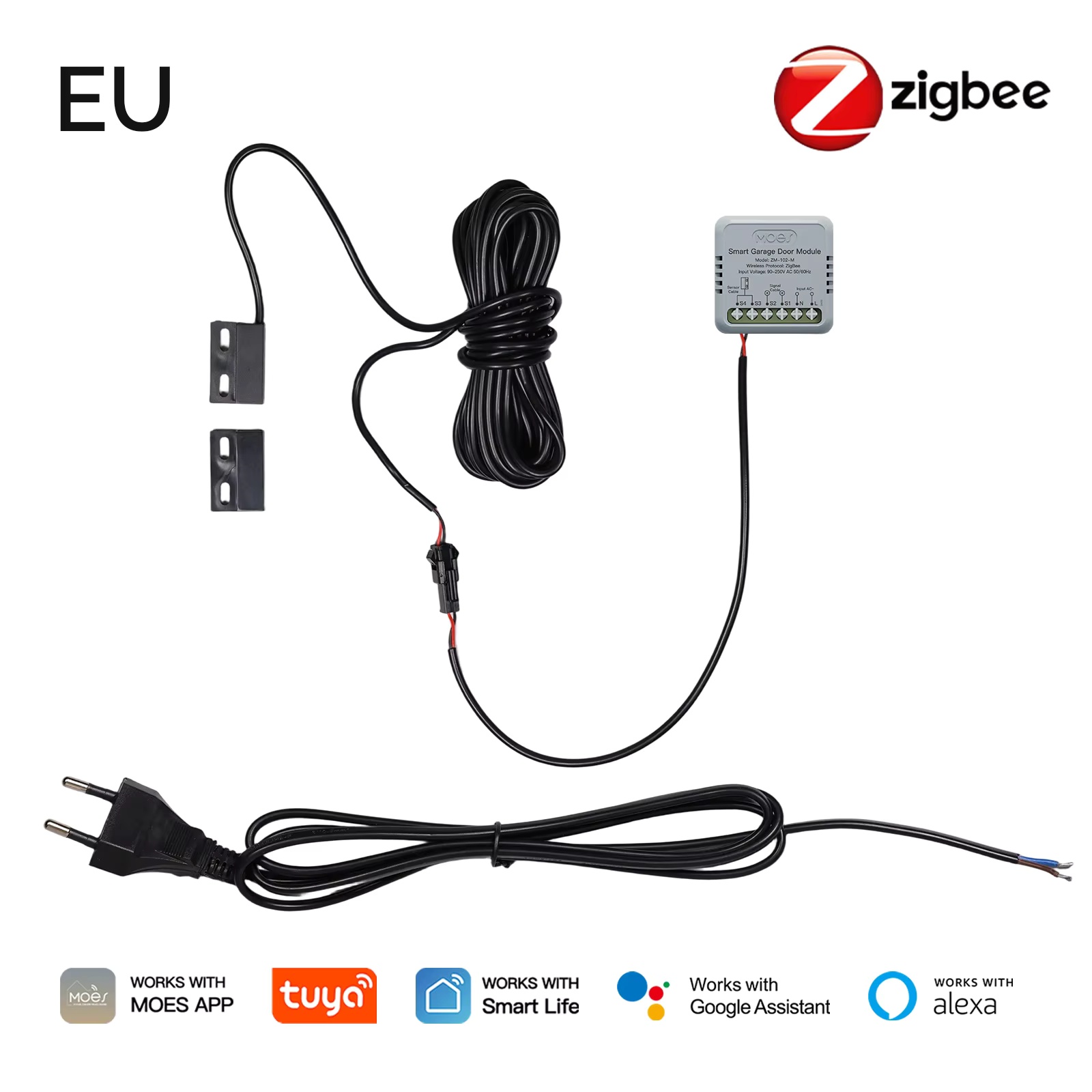 MOES Zigbee Garage Door Contro - Home Assistant Tuya 评论和价格