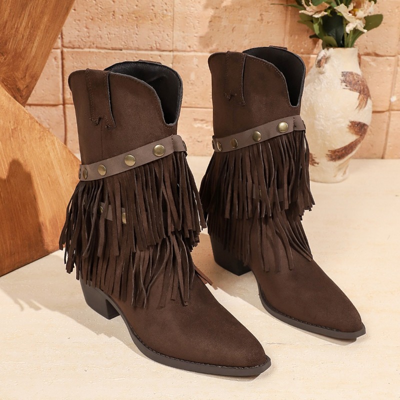 Vintage Tassel Trousers Bootie - Tasmota 评论和价格